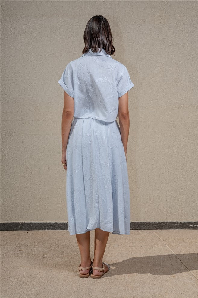 Midi Pleated Skirt