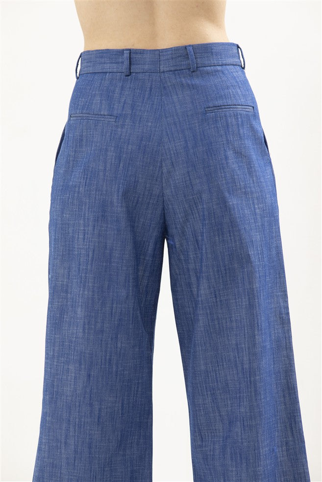 High Waist Trouser, Wide Leg