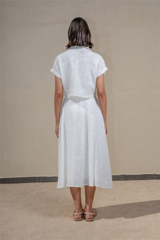 Midi Pleated Skirt