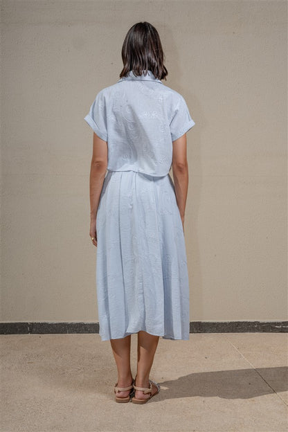 Midi Pleated Skirt