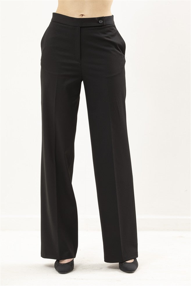 High Waist Trouser Flowing Wide Leg