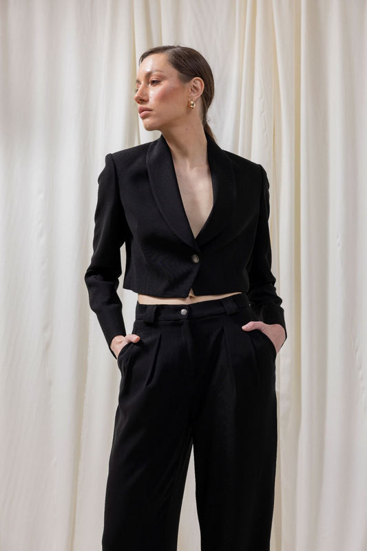 Box Pleated Trouser