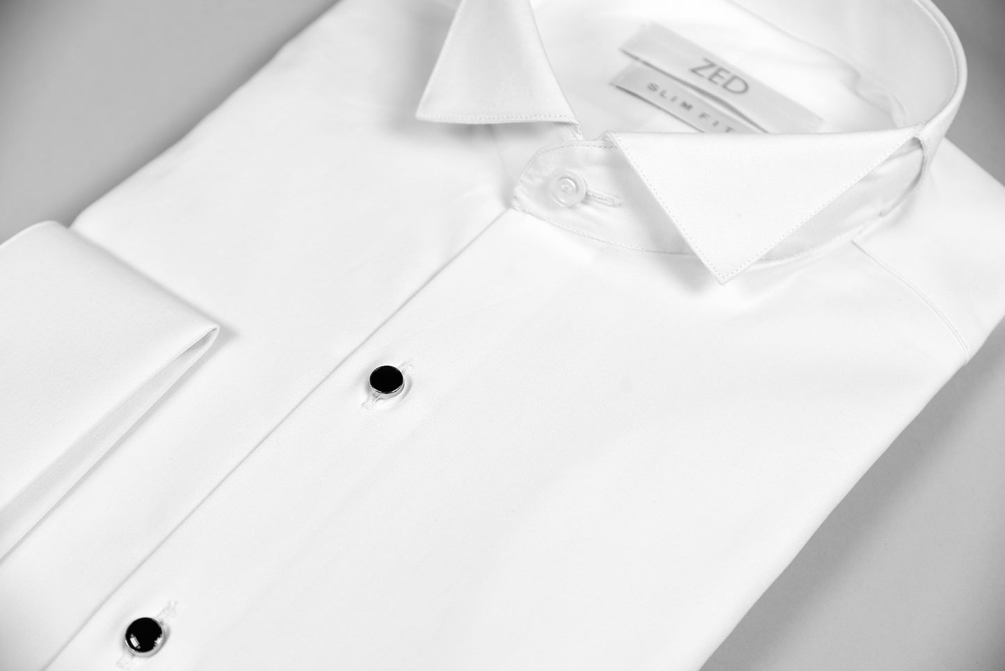Shirt Classic Col Casse Black buttons